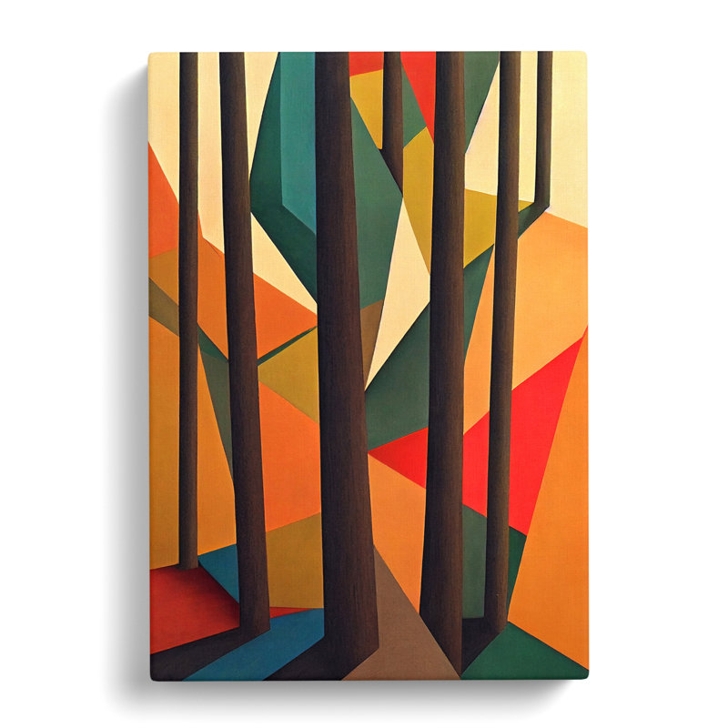 Tree Abstract Block Vol.3 - Wrapped Canvas, 60cm H x 40cm W x 3cm D