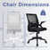 Bleona Office Chair With Flip-Up Armrests Ergonomic Computer Desk Chair Foldable Mesh Task Chair With Wheels Adaptive Lumbar Support Swivel Tilt Comfortable Study Chair For Student
