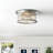 Canale Glass Flush Mount-739297315