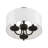 Sampson Linen Blend Semi Flush Mount-105759653