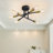 Chanetta 6-LIight Sputnik Chandelier Semi Flush Mount