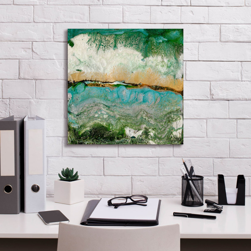  «Tigris» par Alicia Ludwig, art mural sur toile, H 18 po x l 18 po x P 0,75 po