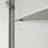 Grey Triangle Bathroom Storage Cabinet With Adjustable Shelves-852862198