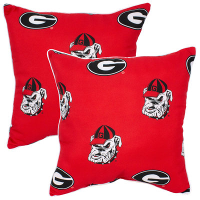 Housse de coussin carré NCAA
