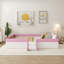 Lit pour enfant rembourré avec escalier-106588487-111571518