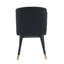 Sofina Modern Velvet Dining Chair, Tufted Back, Wooden Frame-2080165016
