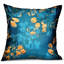 Coussin décoratif en fleurs de luxe bleu Plutus-2462685