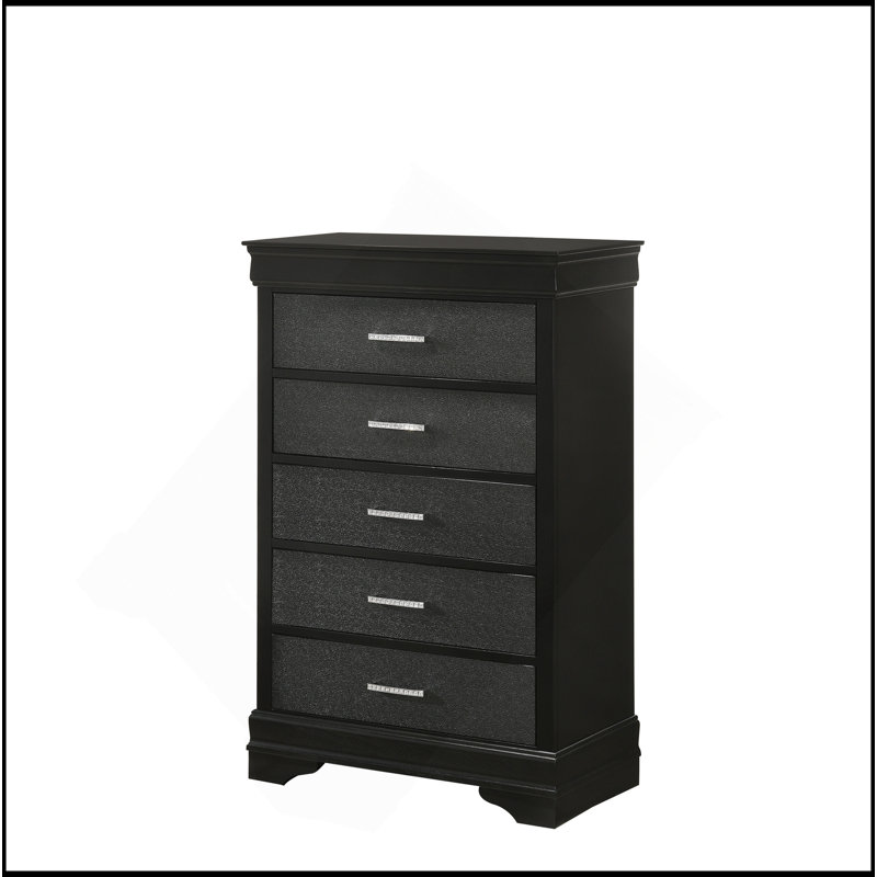Amalia - Commode - Gol, Argenté / blanc