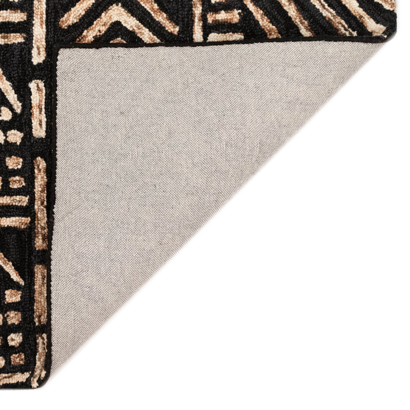 Tapis marocain en laine touffeté à la main Josilyne, Rectangle 7 pi 6 po x 9 pi 6 po