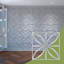 Panneaux muraux décoratifs en acrylique Swansea, grand, l 23 3/8 po x H 23 3/8 po x T 1/8 po, gris-716152248-716152255