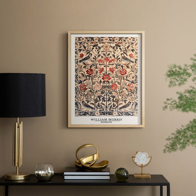 WM MORRIS Series CCLXIX Framed Print - Solid Wood