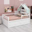 Lit escamotable Imaginative avec lit gigogne intégré et détails en tissu confortable-896074500