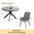 46" W Pedestal Round Dining Table Set-2081483546-2142003159