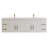83.4" Wall-Mounted Double Bathroom Vanity Set-70381376