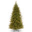 Nordic 7.5' Green Spruce Artificial Christmas Tree with 600 Colored & Clear Lights