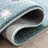 Higuera Teal/Ivory/Gray Area Rug-1831973108