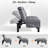 Upholstered Convertible Reclining Sleeper Sofa Bed With Versatile Ottoman, 2 Soft Pillows