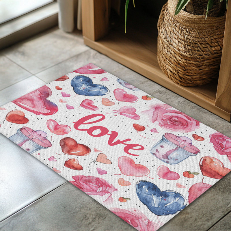 Tapis tressé Love Love, Rectangulaire 3 pi x 5 pi