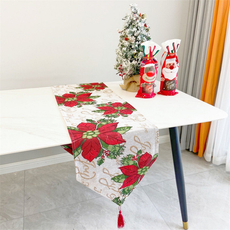 Tapis de table de Noël Violet