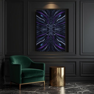 Digital Abstraction 29 Gray Canvas Wall Art
