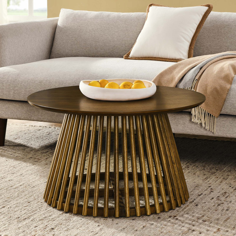 Table basse moderne minimaliste, table basse en bois massif, table basse de style nordique, conception simple, convient à la maison et au bureau