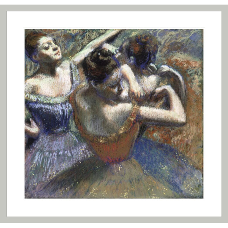 The Dancers by Edgar Degas -Framed Giclee Print, 33.5" H x 34.96" W