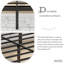 Structure de lit Etal, structure de lit simple avec espace de rangement, sommier robuste et robuste, assemblage facile, aucun sommier tapissier requis-521954920