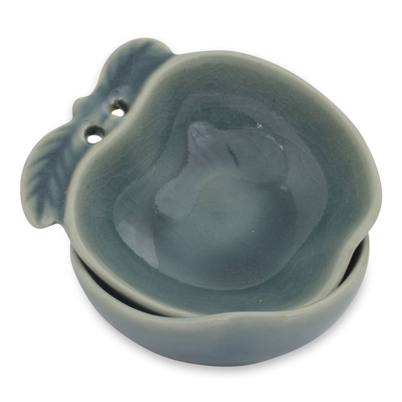 Gracie Oaks Conary Ceramic Condiment Server