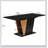 61.81 (46.46) inch Extendable Dining Table with Built-in Storage, Modern Wooden Table with Sturdy Metal Frame and MDF base-722521169
