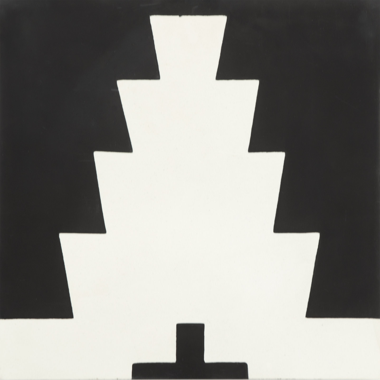 Midar 8" x 8" Wall and Floor Tile, Black/White