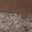Housse de couette très grand / très grand - 100% dans les tons 6 Taupe élégant et style bleu