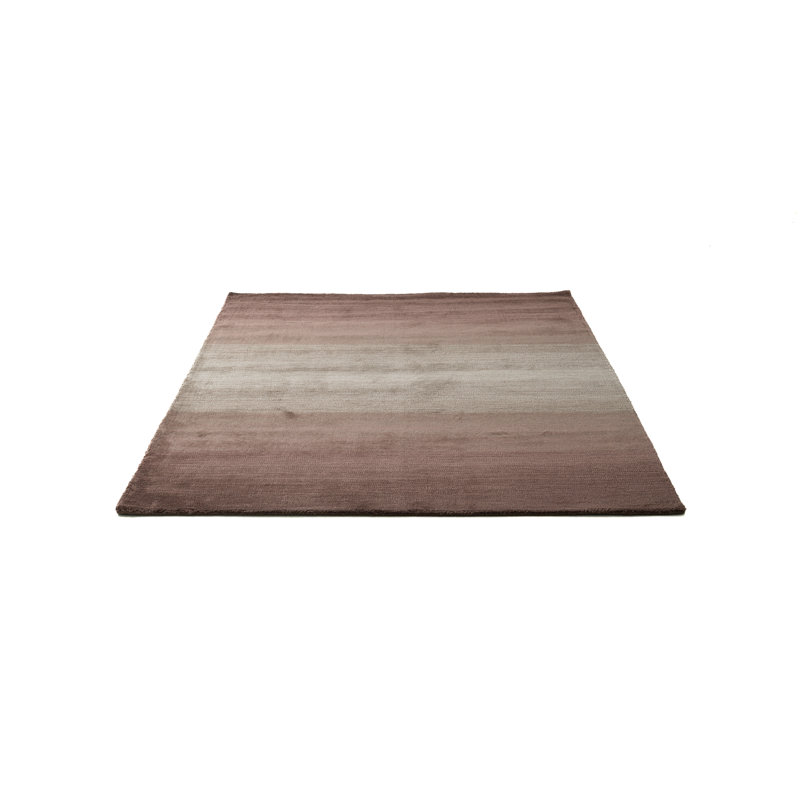 Handmade Rug Made Of Wool In Brown, Rectangular 70 x 140 cm