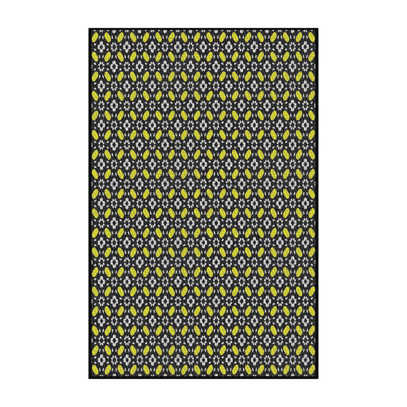 Floral Indoor Rug, Rectangle 5' x 7'