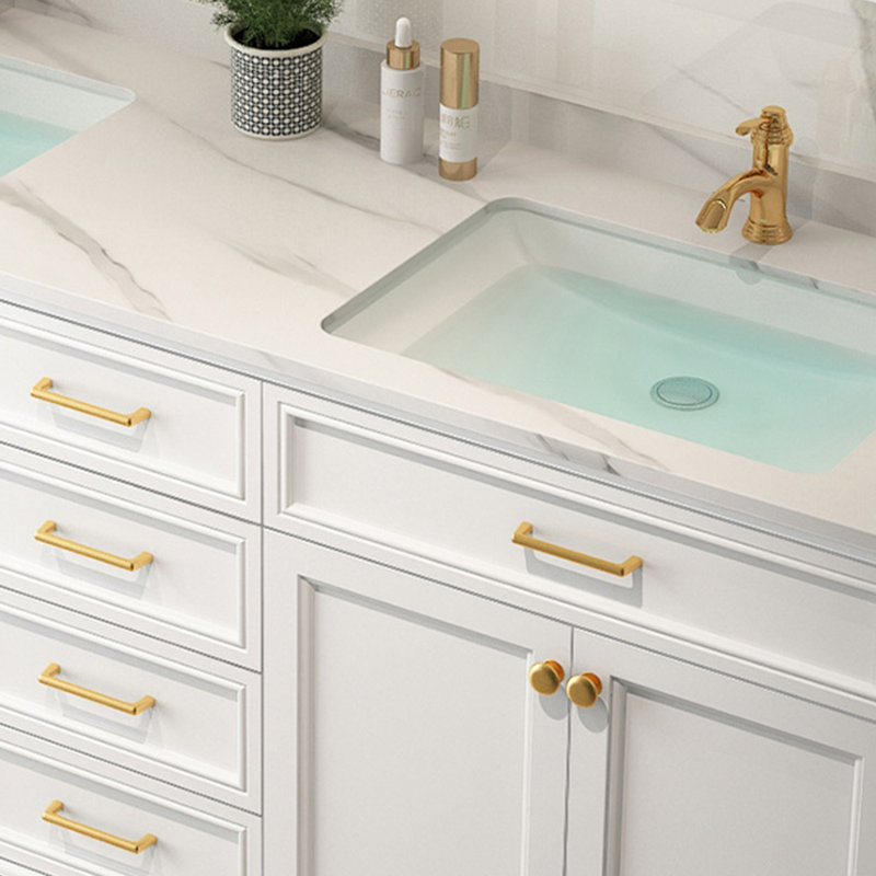 Meuble-lavabo Nordic, Blanc, H 32,7 po x l 63 po x P 21,7 po
