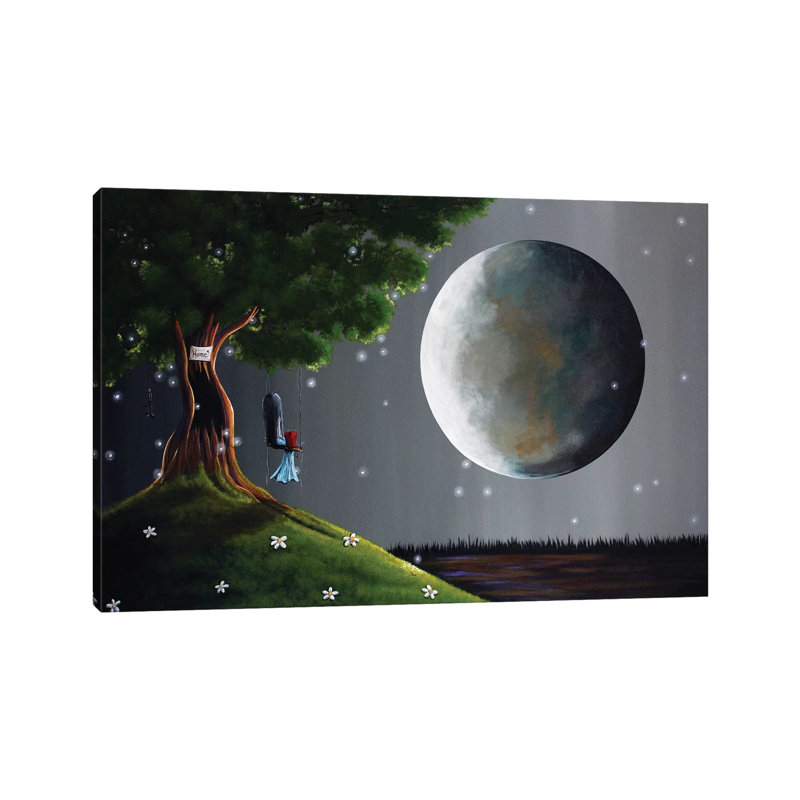 Happiness Is Just A Teardrop Away - Wrapped Canvas Print, 30.48 cm H x 45.72 cm W