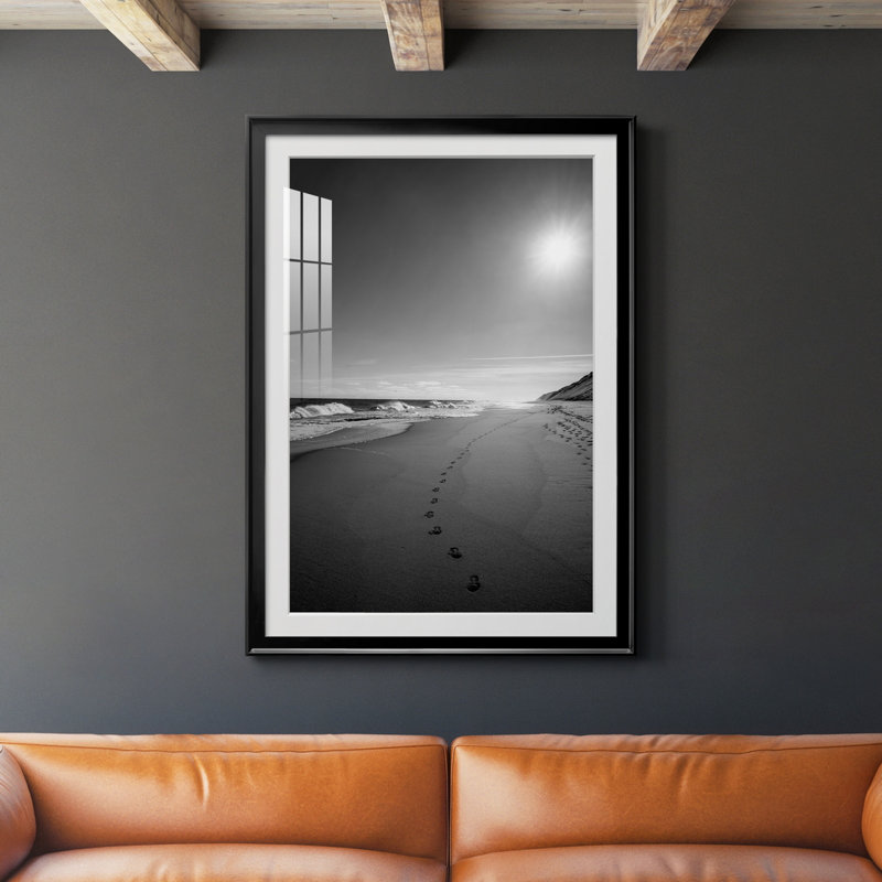 Heading East - Photographie avec cadre photo, Noir, H 30,5 po x l 42,5 po x P 1,5 po