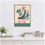 «MCM Giraffe in Bathaign» par Rachel Lee 3 Birdies Studio, reproduction d'art sur toile encadrée-140043014