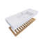 47,24 po X P 18,11 po P 8,15 po Meuble-lavabo mural simple H en bois naturel avec acrylique blanc