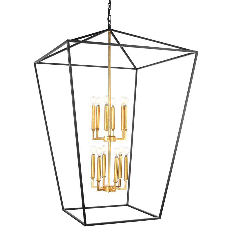 Vegas 12 - Light Lantern Geometric Chandelier