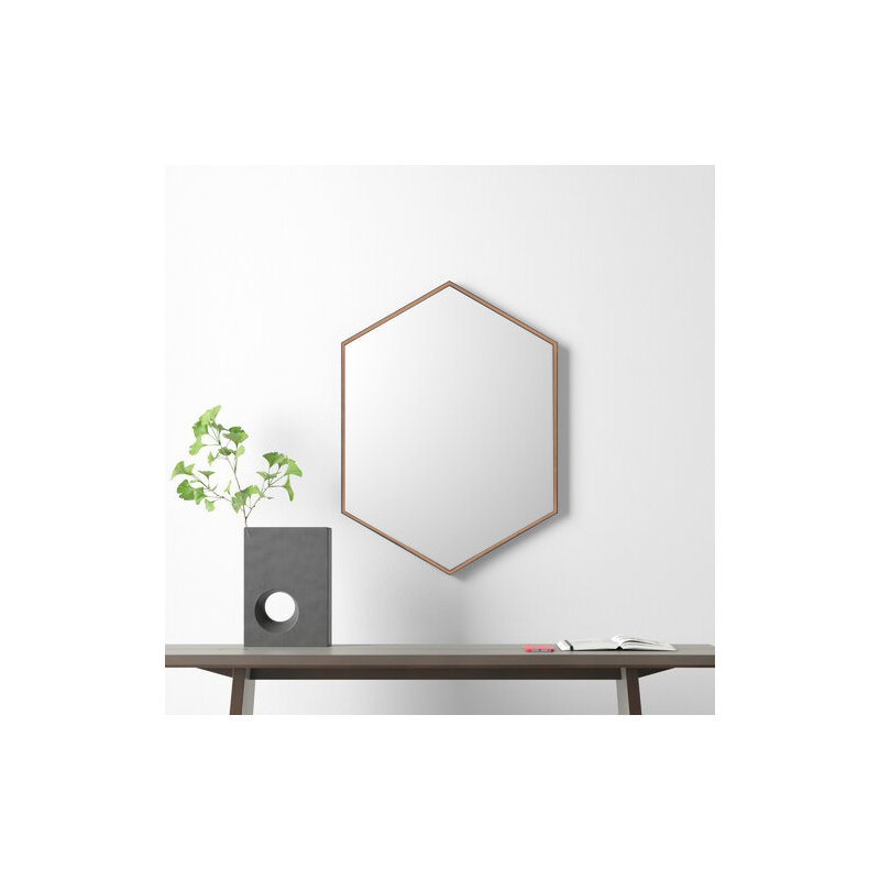 Breckler Metal Mirror, 31" x 22", Bronze
