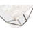 Trapezoid Solid Wood Top Single Coffee Table