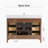 Abramowitz 48" Brown Freestanding Single Sink Bathroom Vanity With Engineered Stone Top-539622786