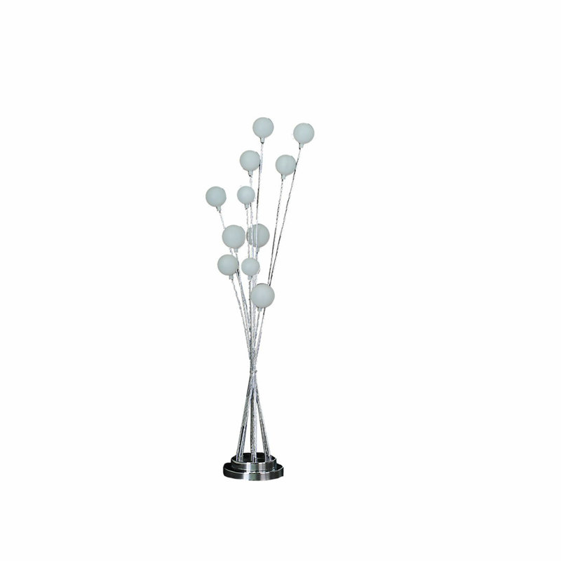 Raelene 46'' Novelty Floor Lamp, Silver