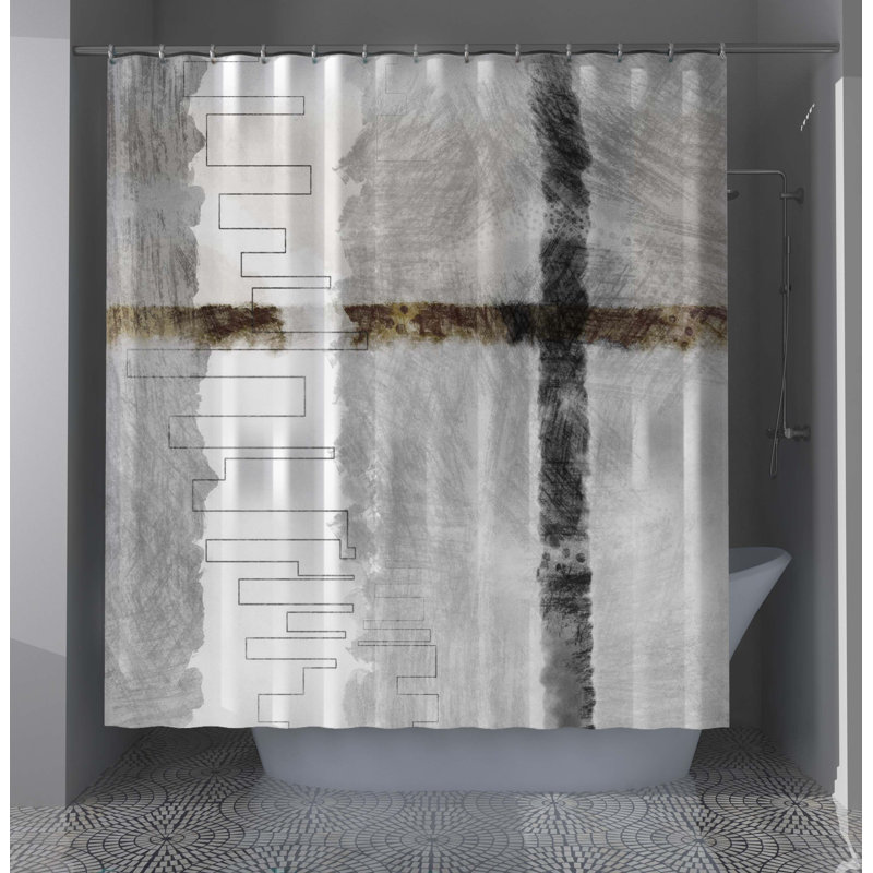 Abstract Shower Curtain