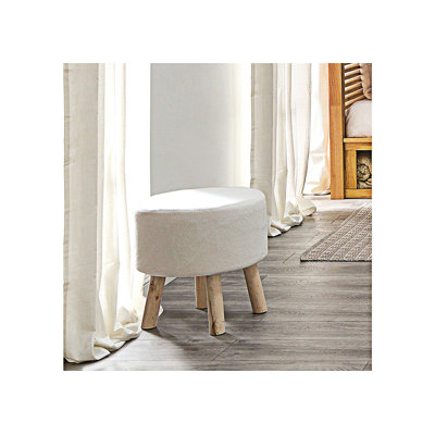 Ensemble de 2 tabourets rembourrés