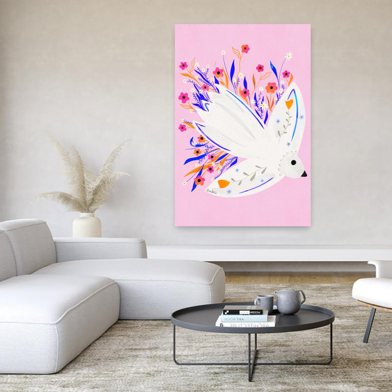 Print, 152.4 cm H x 101.6 cm W, Pink