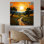 Vangogh Olive Grove In Province - Art mural en acrylique Vangogh pour la cuisine