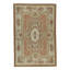 Wool Oriental Area Rug in Rose/Ivory
