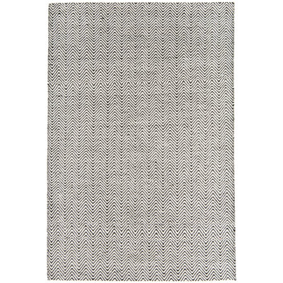Aaron Jute Flatweave Black / White Rug
