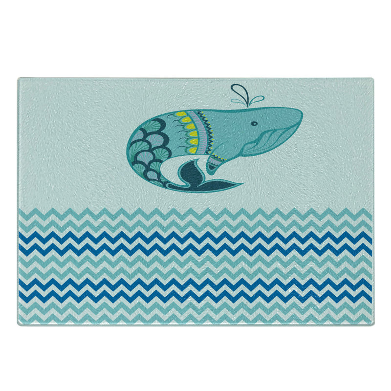 Planche à découper en verre trempé Ambesonne